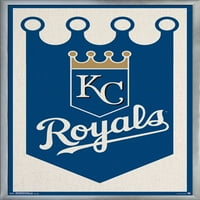 Канзас Сити Роялс-Плакат С Лого, 22.375 34