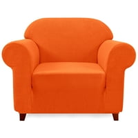 Subrte Stretch от 1-част текстурирана решетка за фотьойла, оранжево, оранжево