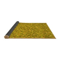 Ahgly Company Indoor Square Southwestern Yellow Country Area Rugs, 8 'квадрат