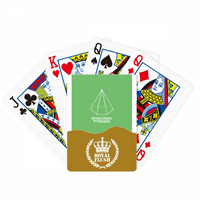 Шестоъгълен пирад математическо геометрично пространство Royal Flush Poker игра за игра на карти