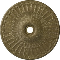 5 8 од 5 8 ИД 3 8 п Галвестън таван медальон, ръчно рисуван Мисисипи кална пращене