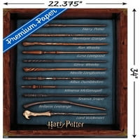 Светът на магьосниците: Хари Потър - плакат за стена на Wands, 22.375 34