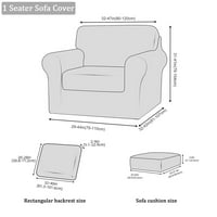Кадифени калъфи за диван, разтегателни фотьойли дивани за меки мебели с капачка с отделни капаци на възглавницата и капаци на облегалката