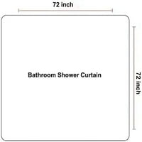 Карикатура подводен свят гмуркане душ завеса, душ завеса, душ завеса лайнер, душ завеси за баня, душ щанд & Клокфут вана, Аксесоари за баня