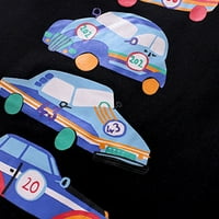 Летни тениски за малко дете момчета с къси ръкави тениски памук ежедневна кола графичен екипаж Top Clothes Thriss