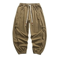 Ешери панталон За Мъже модерен комфорт разтягане изпълнение панталон стреч редовно прилягане карго панталон Мъжки Панталони