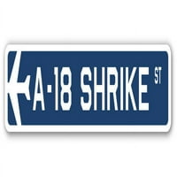 - Военни военновъздушни сили на Shrike Street Sign