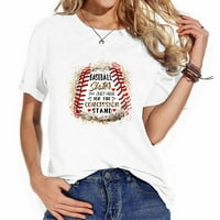Тук съм само за Тениска на сестра ми с леопардов Бейзбол.
