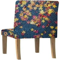 Паднали есенни листа разтягащи стол Капак Протектор седалка за хлъзгане за трапезария Хотел Сватбена партия комплект от 4