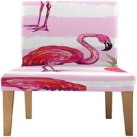 Лятна тропическа фламинго и ананаси разтегателен стол Капак Протектор седалка седалка за трапезария хотел Сватбена партия комплект от 1