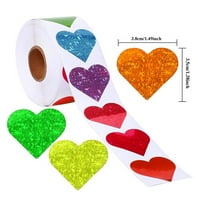 Heiheiup Самозалепващ модел на цветни видове ден ПАРТ ПАРТ ПАРТ VALENTINE LOVE HEAR HOME DECOR BASEBALL Stickers