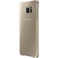 Защитен капак на Samsung Galaxy S Edge, прозрачно злато