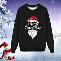 Haxmnou коледен пуловер Семейство Комплект за мъже жени Деца Момчета момичета Коледна суичър