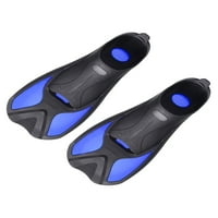 Harsuny Mens Outdoor Comfort Diving Flipper Кратки плувни перки за обиколка за плуване на черно бяло 2.5y-3y