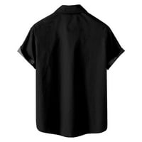Ризи за гърда за мъже Laies розова лента за рак на гърдата Графични тениски тениска тениска есен за рак на гърдата оцелял пуловер върхове подарък къс ръкав копче за ревера надолу риза черно s