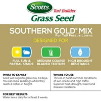 Скотс торф строител трева семена Южна злато За Висока власатка, кг