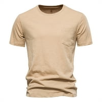 Мъжки ризи Giligiliso Clearance Мъжки тениска за джобни джобни тениски