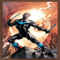 Комикси - Nightwing - Плакат за огнена стена, 22.375 34