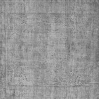 Ahgly Company Indoor Square Oriental Grey Industrial Area Rugs, 7 'квадрат