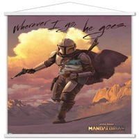 Междузвездни войни: Мандалорският - Защитен плакат за стена, 14.725 22.375