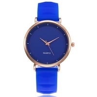 Елегантен минималистична мода с каишка набиране на женски кварц часовник за подарък