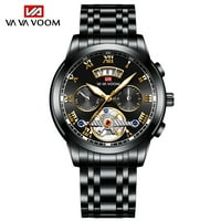 Луксозни мъжки часовници луксозни мъжки часовници бизнес ежедневни часовници Мода светеща неръждаема стомана водоустойчив часовник