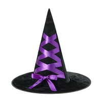 Хелоуин вещица шапка винтидж магьосник капачка висящи дамски паяк уеб данте