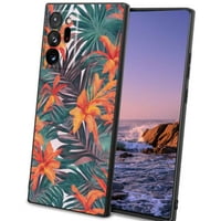 Цветно-монтера-листа-калъф за телефон, дегинал за Samsung Galaxy Note Ultra 5G Case Men, гъвкав силиконов шок-устойчив калъф за Samsung Galaxy Note Ultra 5G