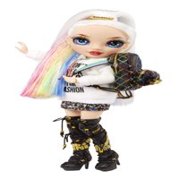 Rainbow High Jr High Amaya Raine Rainbow Fashion Doll с аксесоари за кукли- отворен и затваря раницата. Подарък за деца на 6- години и колекционери