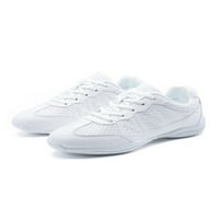Bellella Boys Cheer Shoes Данте за танцови маратонки комфорт мажоретни обувки Леки спортни танци бяло 8.5
