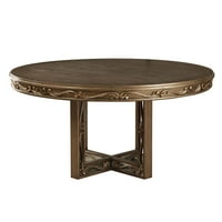 Orianne Round Tining Table в антично златно покритие