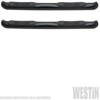 Westin 23- E-Series 3 Кръгла нервна стъпка барове- Черен прахообразен финал Избрани: 2009- Chevrolet Traverse, GMC Acadia