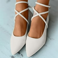 Мортило женски глезени ботуши женски плоска подметка с единични обувки Обувки Женски обувки за жени Обувки Уайт