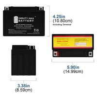 YTX9 -BS заместваща батерия, съвместима с KTM Duke Supermoto LSE - Pack