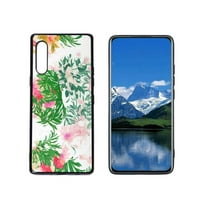 Съвместим с LG Velvet 5G Phone Case, Floral Case Men, гъвкав силиконов шоков калъф за LG Velvet 5G
