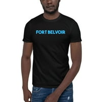 3xl Blue Fort Belvoir с късо ръкав памучна тениска от неопределени подаръци