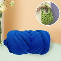 Буци прежда супер мека Буци тръба прежда за ръка плетене на една кука одеяло домашни любимци легло и легло ограда занаяти синьо
