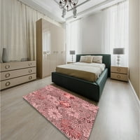 Ahgly Company вътрешен правоъгълник с шарени пастелни розови килими, 2 '3'