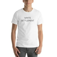 Тениска с бяла селище с памучна тениска с недефинирани подаръци