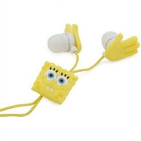 MP World SBEB Nickelodeon SpongeBob изваяни слушалки, жълто