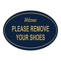 Знаци bylita овал Моля, премахнете знака на обувките си - малки