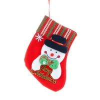 Модни коледни чорапи Подаръчни чанти за коледно дърво Декорация доставки за празници подаръци