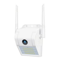 Authormvch LED светлини Нощна светлина Просветна камера Безжична 1080p WiFi Security HD 1080p 160 ° Изглед Начало домашен декор за дома