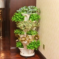 Vertical Garden Garden за подреждане на плантатор за отглеждане на ягоди, билки, цветя, зеленчуци и сукуленти, на закрито на открито