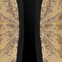 Elainilye Fashion Juge Clearance Print Небрежно горно пайети танцова рокля Кардиган палто с дълъг ръкав горно палто