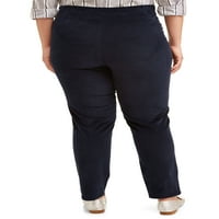 Just My Size Women's Plus Size Stretch Corduroy Pocket Pants, предлагани в обикновена и дребна дължина