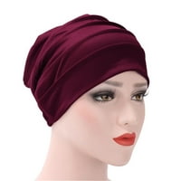 Umitay жени Индия шапка мюсюлмански рак рак химио шапка шал шал тюрбан капачка за опаковане на главата