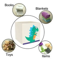 Сгъваеми кутии за съхранение на играчки картонени кубчета 13х13х13