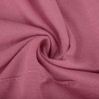 asdoklhq есенни ръкави ризи за жени жени плюс размер небрежен дълъг ръкав свободен среден и дълги върхове с качулка суичъри жени блуза розово s