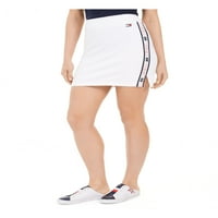 Hilfiger Sport Дамски бели изрязани издърпващи се в стил мини пола с молив s